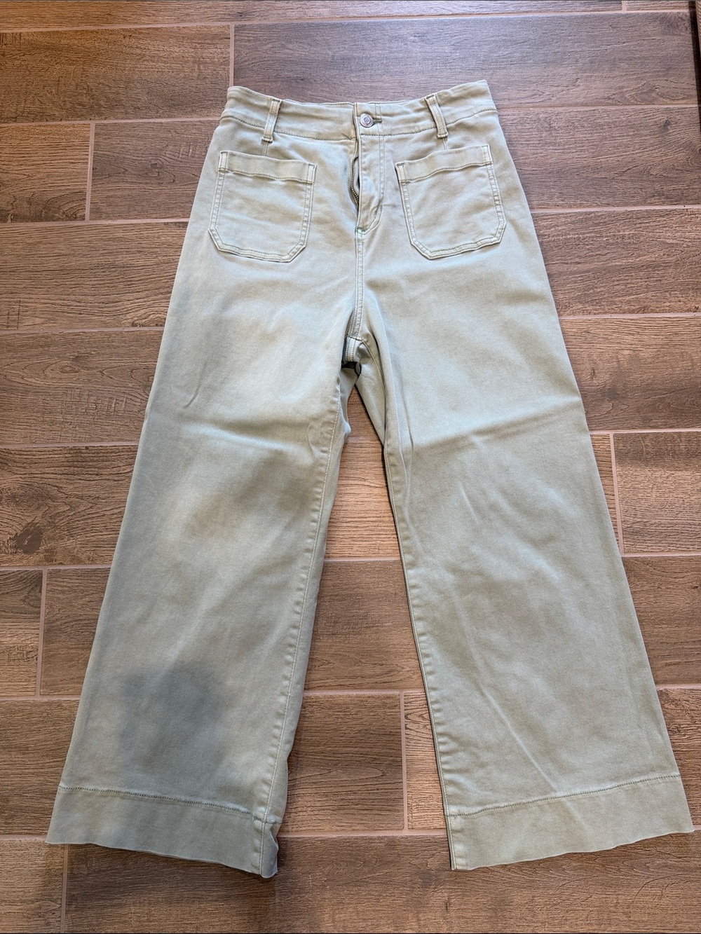 LC Lauren Conrad Olive Green High-Rise Pants